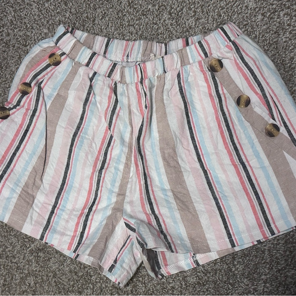 Striped Women's Shorts